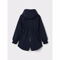 NAME IT Lang Softshell Jakke Alfa Dark Sapphire Blå